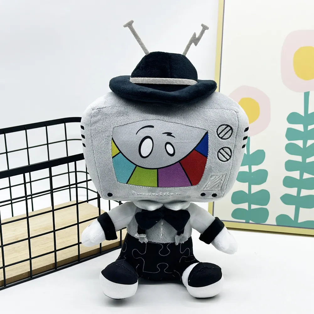 Mr. Puzzles Dapper TV Head Plush Toy (35 cm)