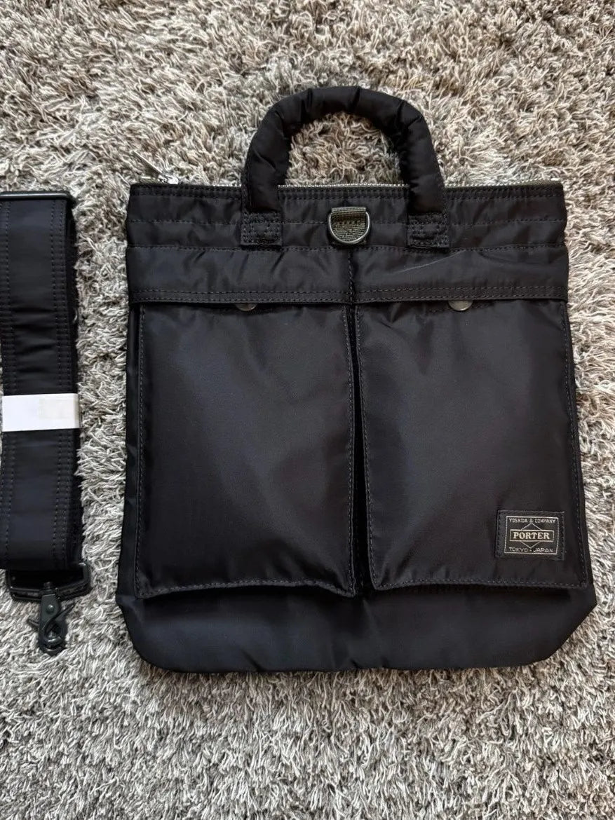 PORTER Tanker Short Two-Way Helmet Bag