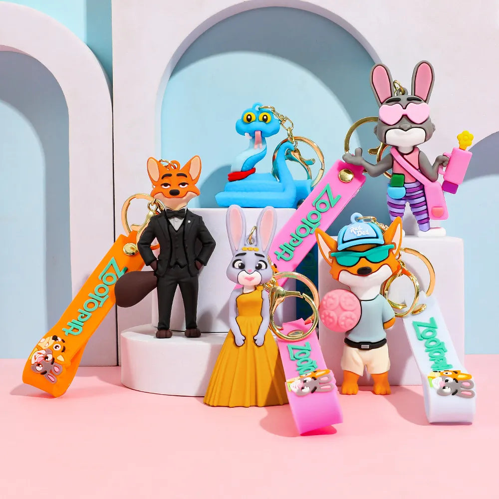 Zootopia 2 Gala & Vacation Disguise Keychain