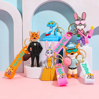 Zootopia 2 Gala & Vacation Disguise Keychain