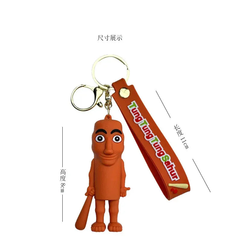 Brainrot Brigade 3D Keychain