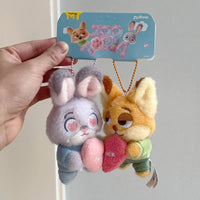 Zootopia Perfect Pair Plush Keychain - Bear Hugs