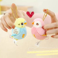 Chirping Hearts Couple Keychain