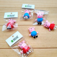 Peppa & George Pig Mini Erasers (Set of 2)