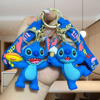 Stitch Summer Time 3D Keychain