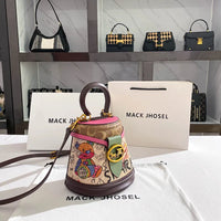 Mack Jhosel Graffiti Bear Basket Bag