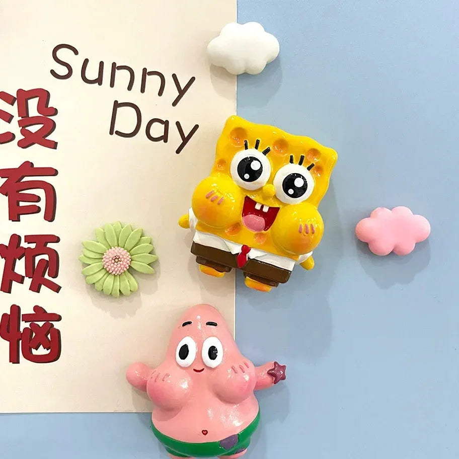 SpongeBob & Patrick Chibi-Style Magnet