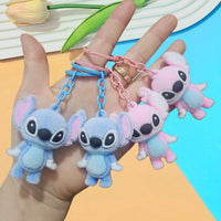 Stitch & Angel Velvet Bond Keychain