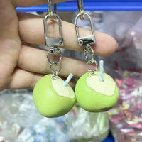 Coconut Tropical Escape 3D Keychain