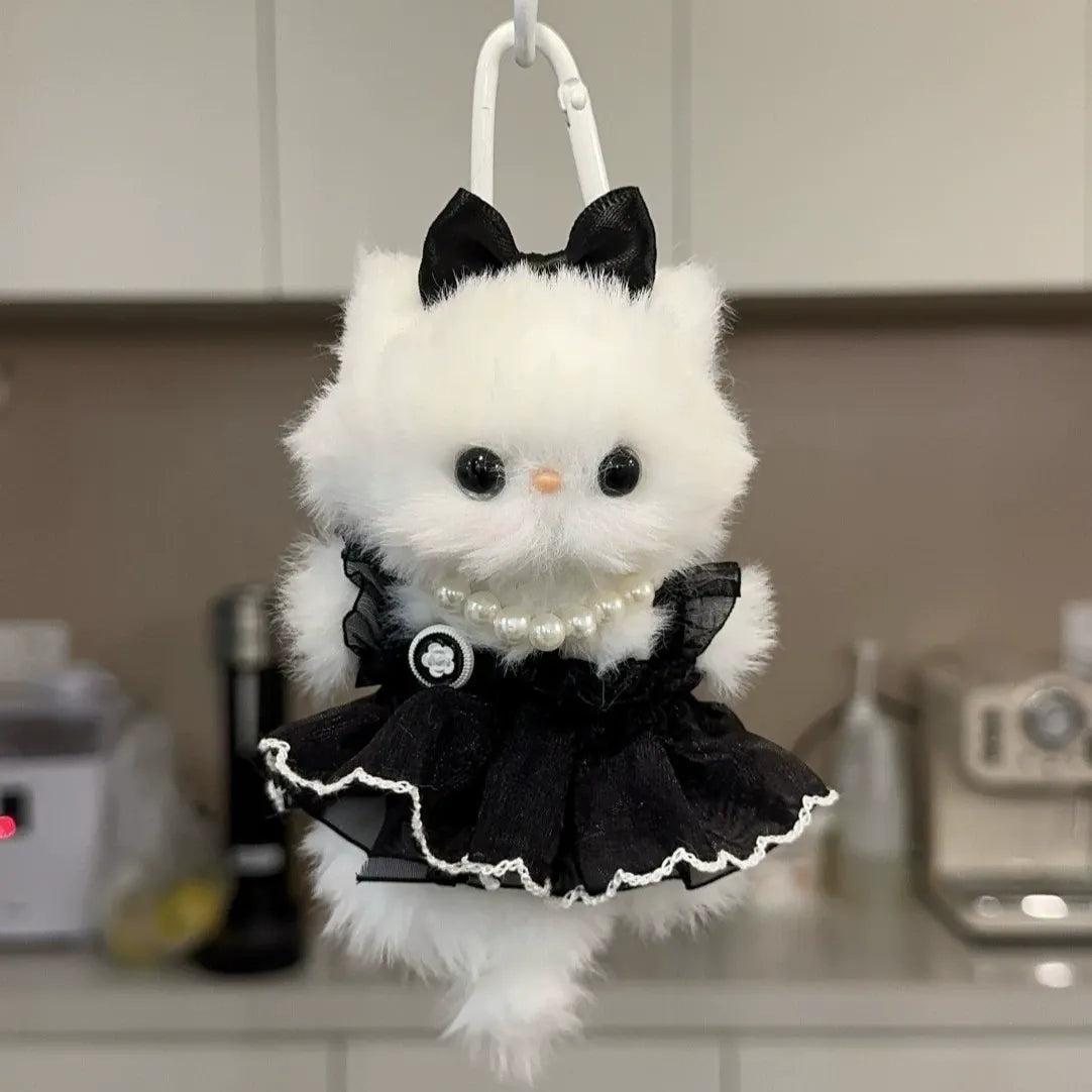 Realistic Kitten DIY Plush Keychain