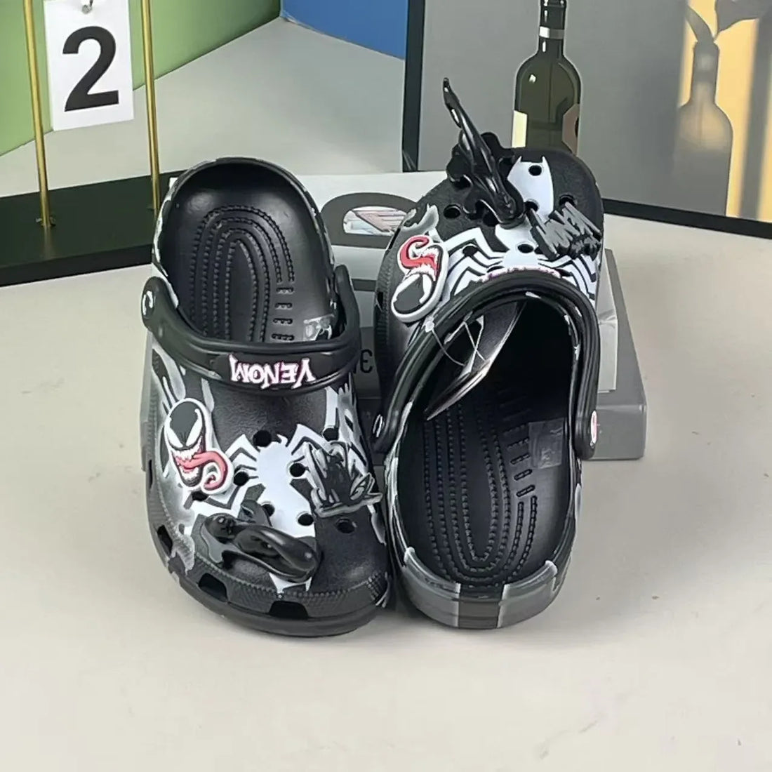 Venom Symbiote Comfy Clogs