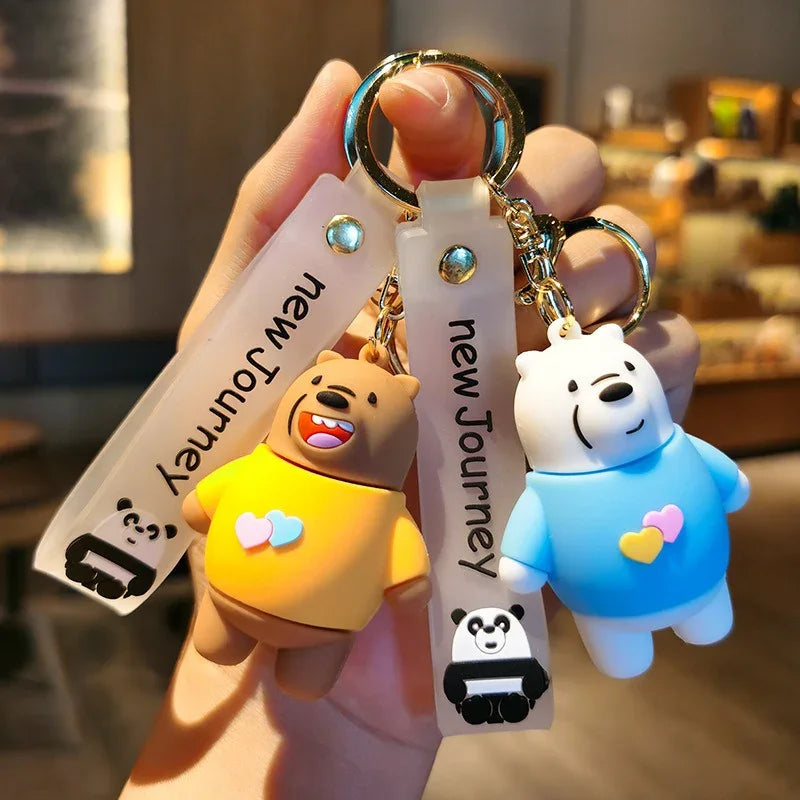 We Bare Bears New Journey Keychain