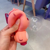 Loopy Pop-Out Bubble Squishy Keychain