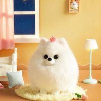KUDOLL Luxury Pomeranian Plush Keychain