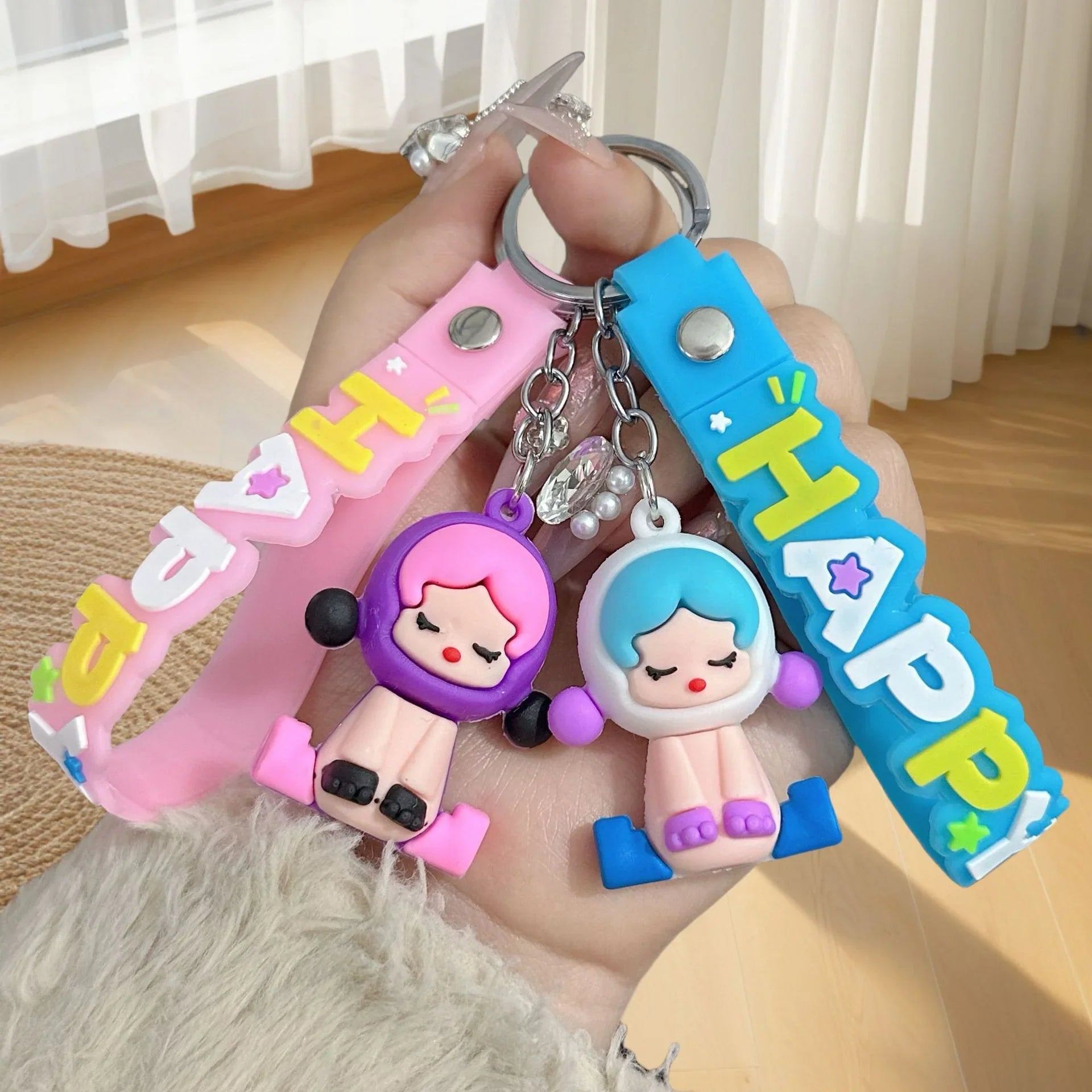 Skullpanda Matte Doll Keychain