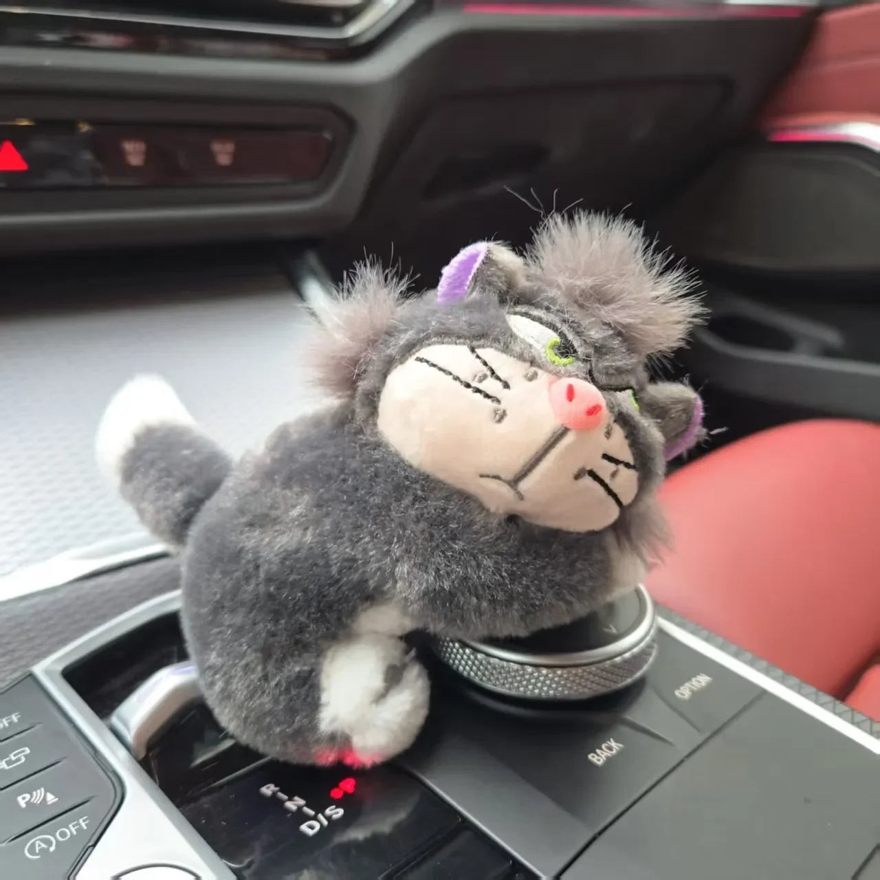 Lucifer Cat Grump Tales Plush Keychain