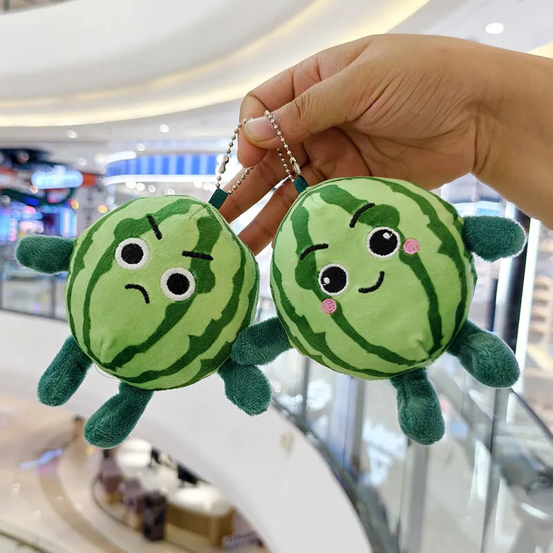Summertime Watermelon Plush Keychain