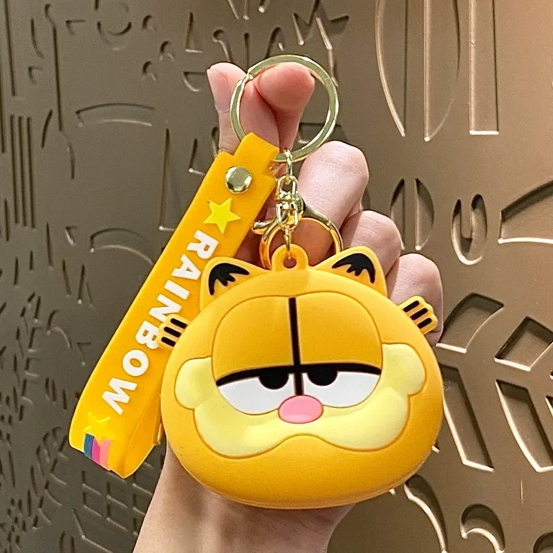 Smiling Garfield Silicone Coin Purse