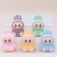 Labubu Have a Seat Mini Flock Keychain