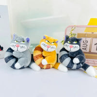 Lucifer Cat Grump Tales Plush Keychain