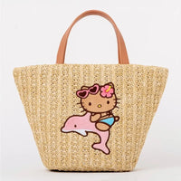Sanrio Hello Kitty Seaside Sunshine Straw Tote