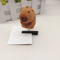 Capybara Velvet Zen Hair Clip