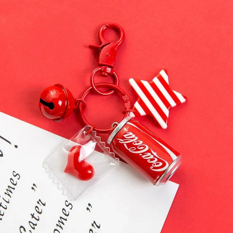Cola Can Premium Blocks Keychain