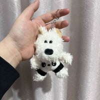 West Highland Pup Dress-up Plush Keychain