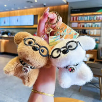 Spectacled Poodle Companion Keychain