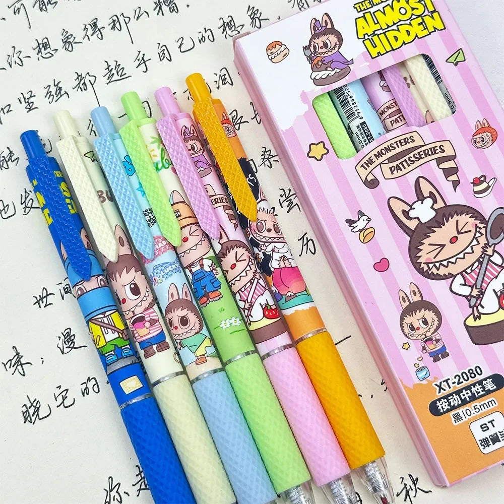 Labubu Almost Hidden Gel Pen (Set of 6)