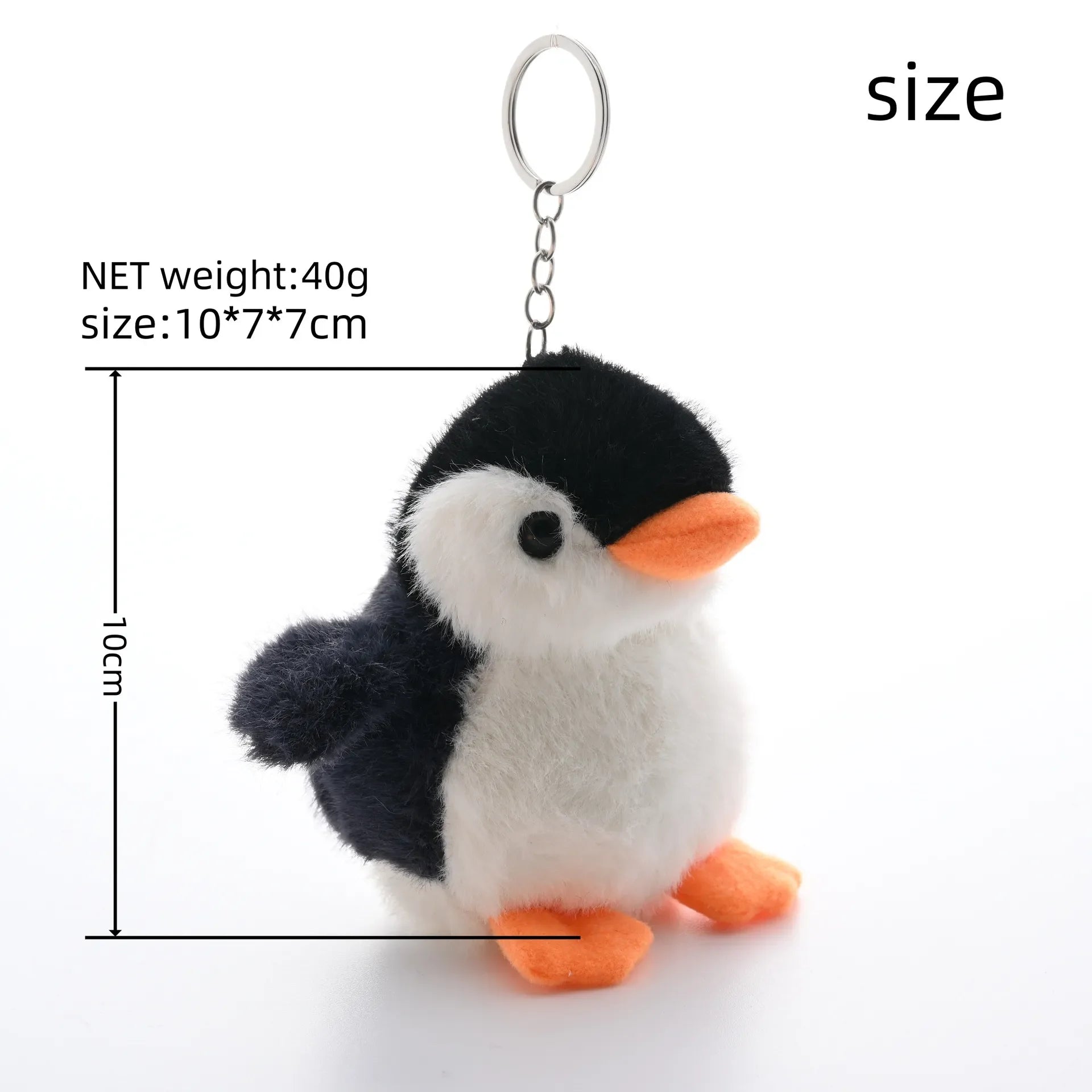 Chubby Chipper Baby Penguin Keychain