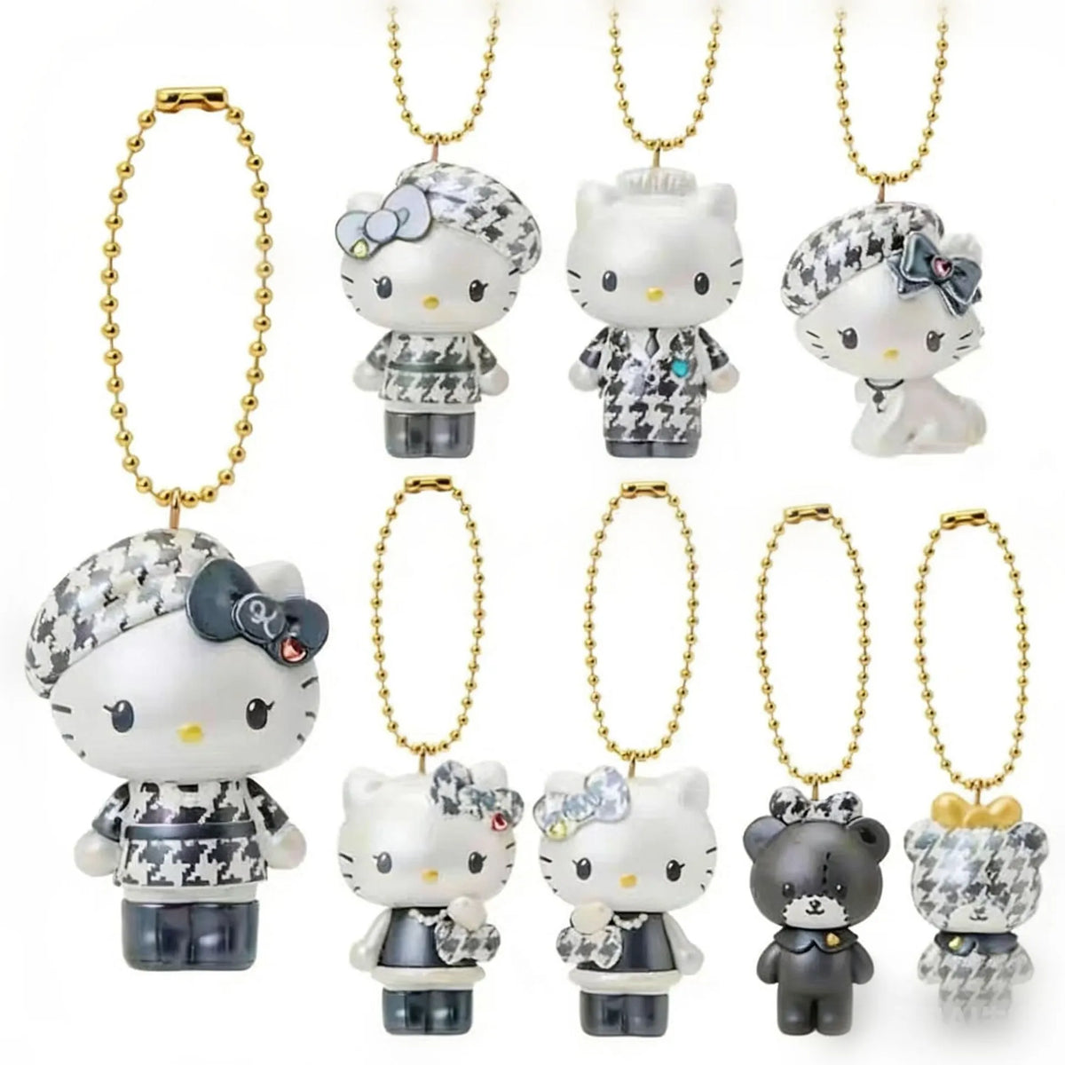 Hello Kitty's Houndstooth Luxe Pendant Blind Box
