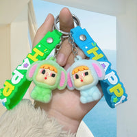 Cry Baby Happy Power Keychain