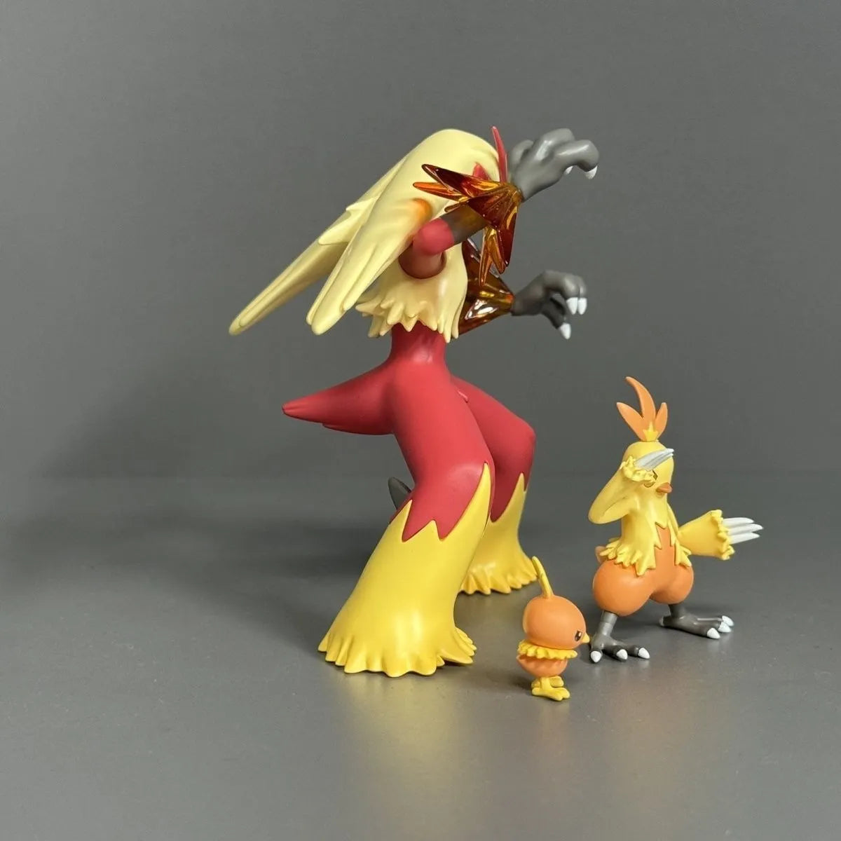 Infernape & Blaziken Evolution Line Figures (Set of 3)