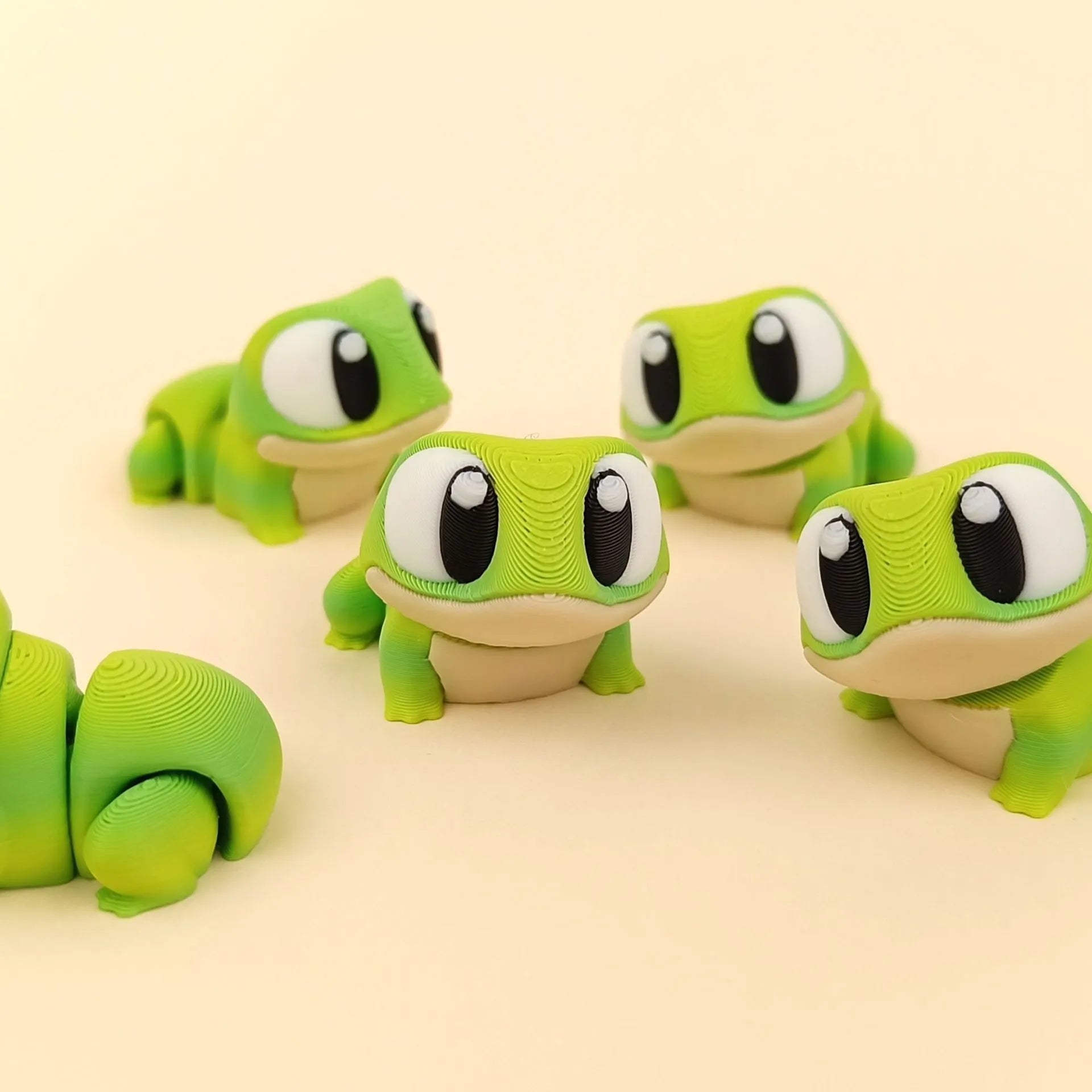 Mood Booster Little Frog 3D Keychain