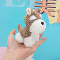 Sophisticated Schnauzer Dog Keychain