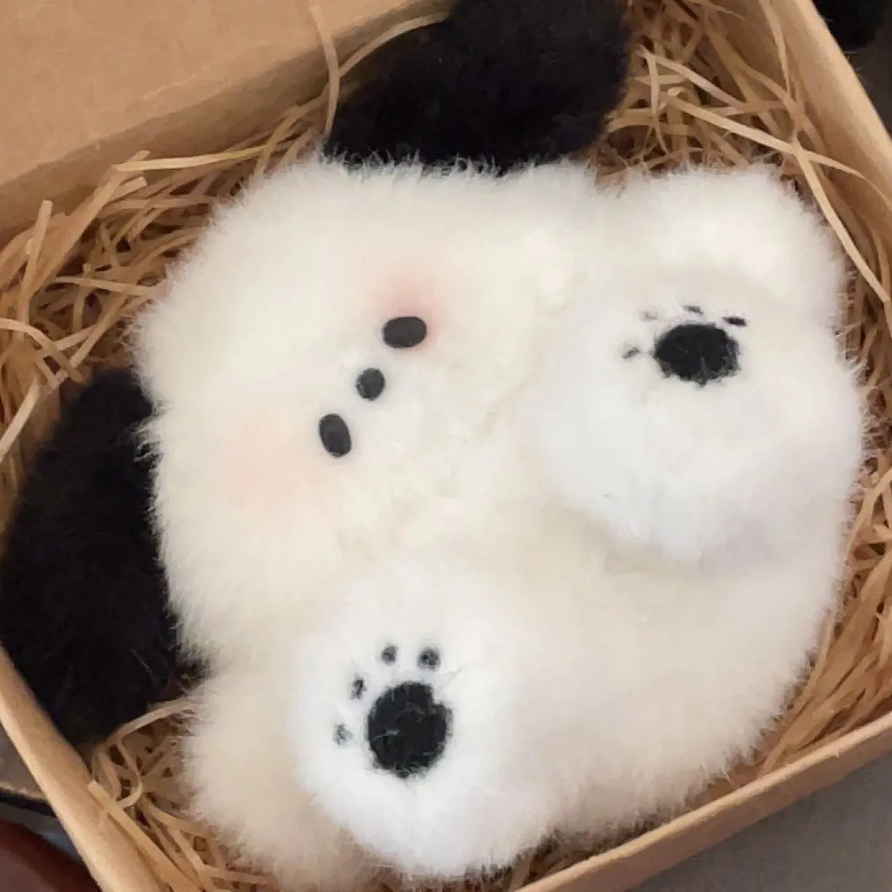 Pochacco Cloud Puff Plush Keychain