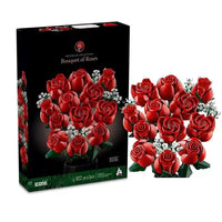 Bouquet of Roses Building Blocks (822 Pcs)