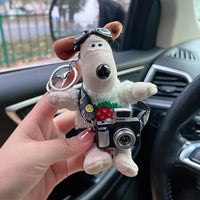 Gromit Camera Pup Plush Keychain