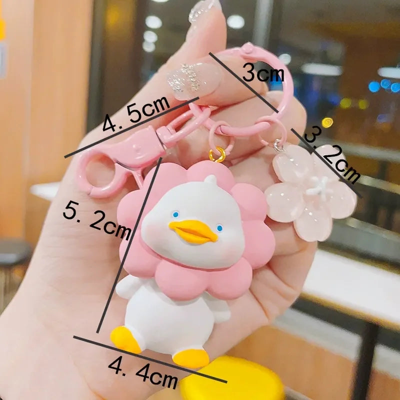Sunkissed Blooming Duck 3D Keychain