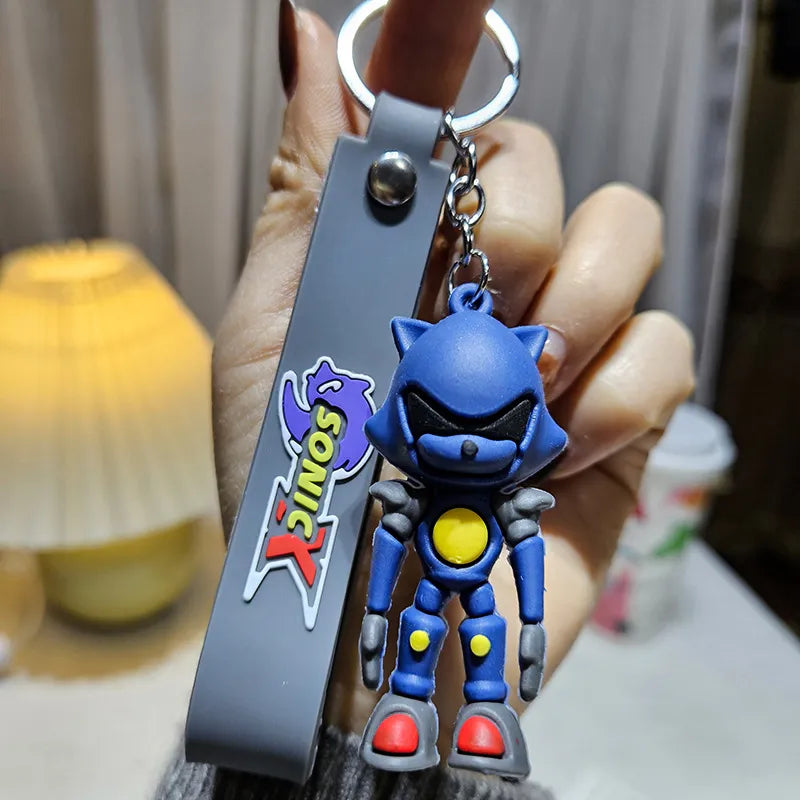 Sonic Speed Squad Keychain