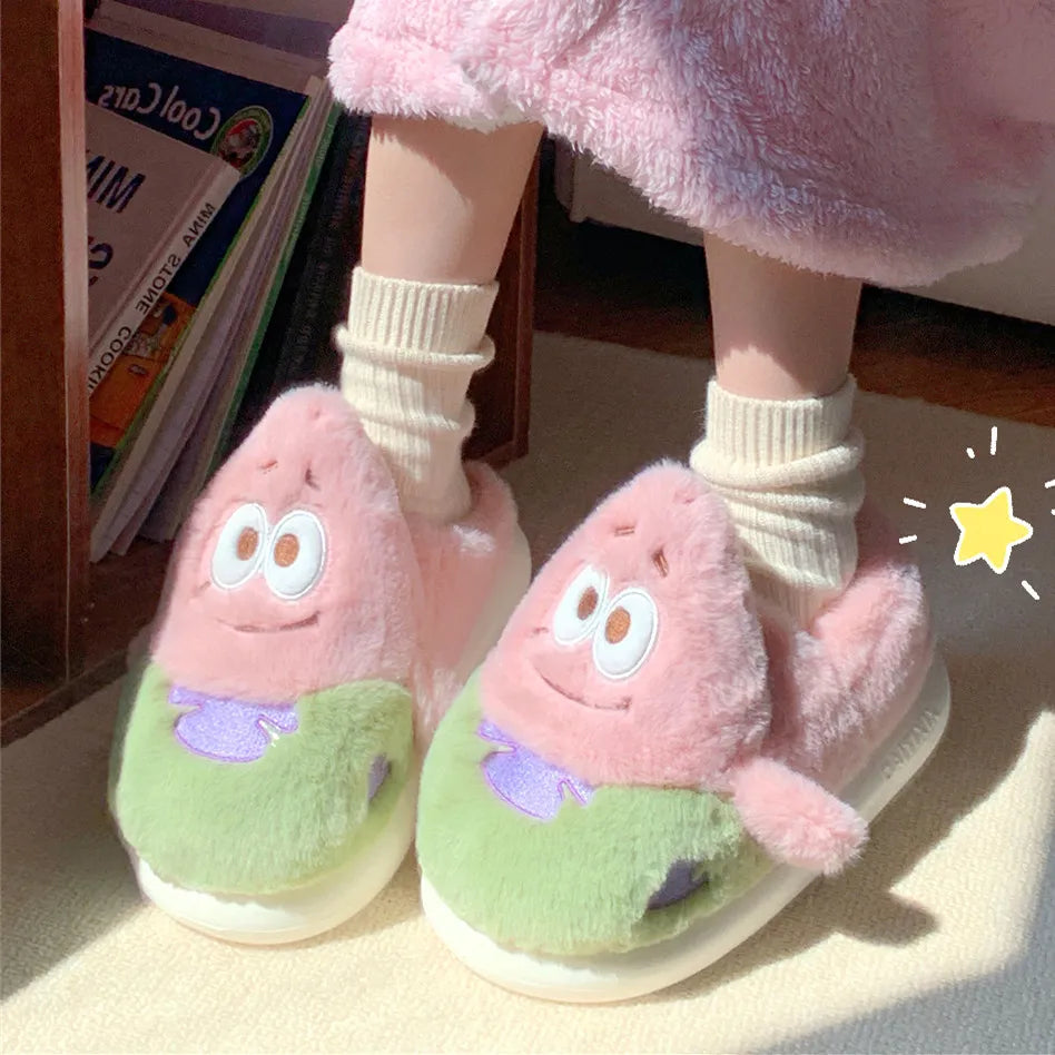 SpongeBob Patrick Plush Closed-Toe Slippers