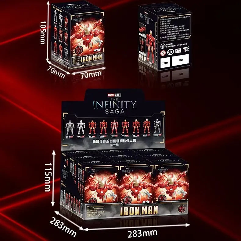 Iron Man Iron Legion Blind Box Figurines (7 cm)