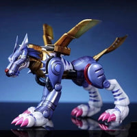 Digimon MetalGarurumon Cybernetic Wolf Figure