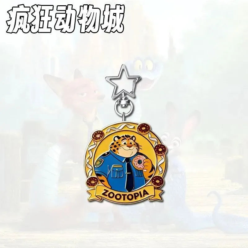 Zootopia Metropolis Medallion Acrylic Bag Charm