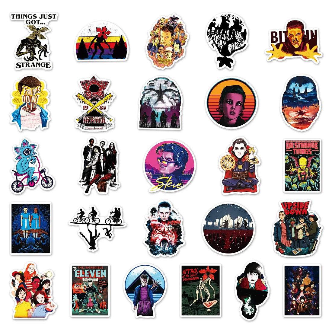 Stranger Things Sticker Pack (50 Pcs)