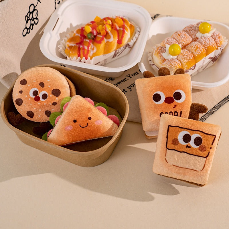 Mini Gourmet Snacks Plush Keychain