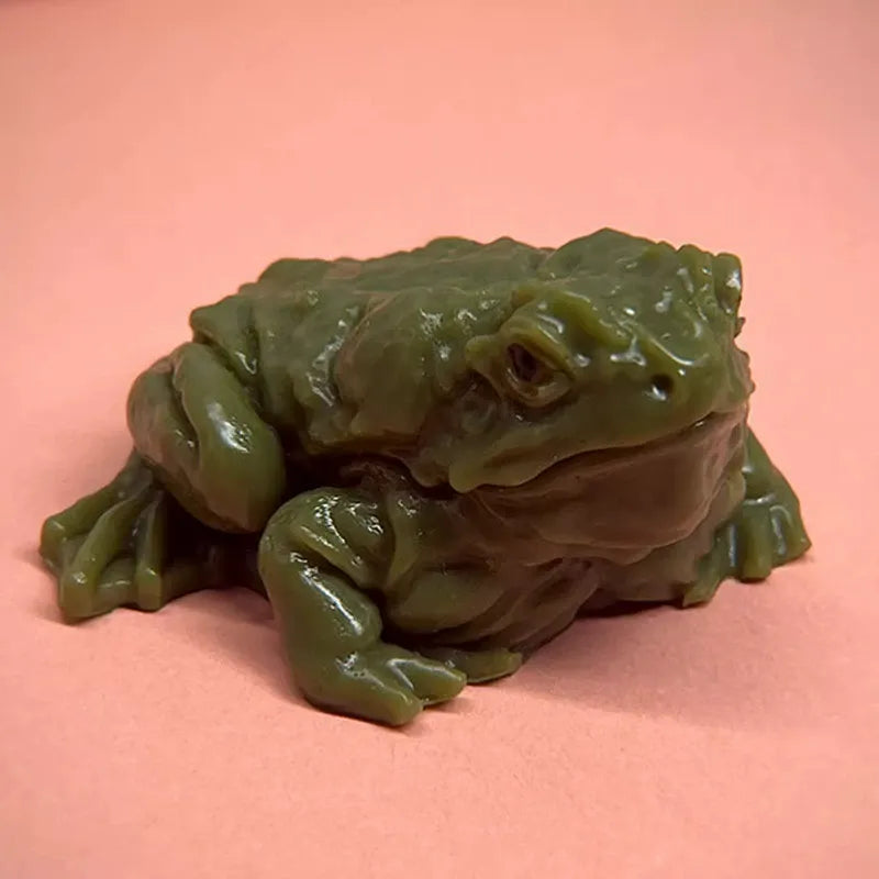 Realistic Frog Squishy Toy