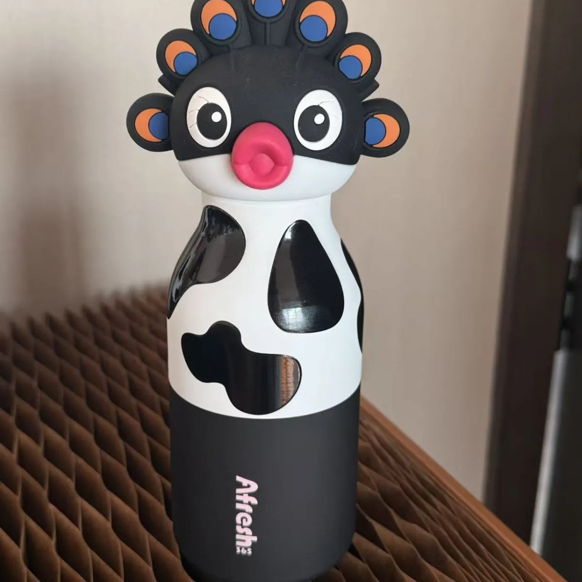 Afresh 365 3D Animal Head Double-Wall Insulated Bottle