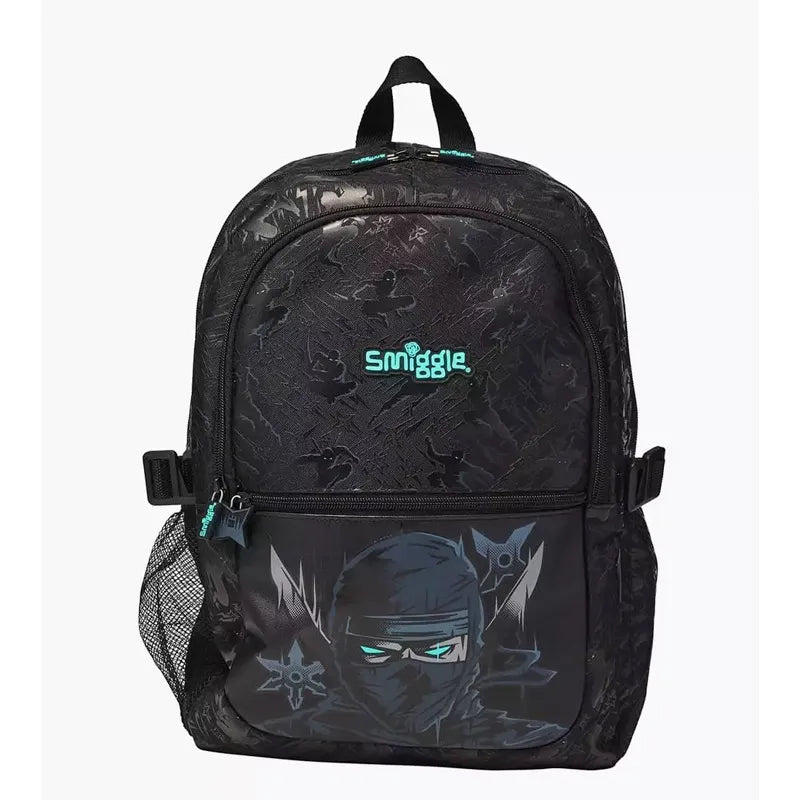SMGL Stealth Ninja Black Classic School Backpack